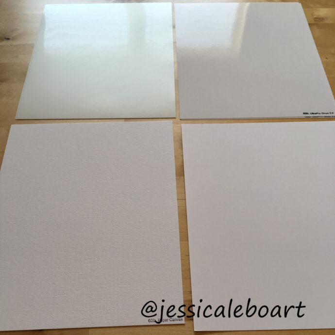 Choosing a paper for your artwork prints. Jessica Lebo Art